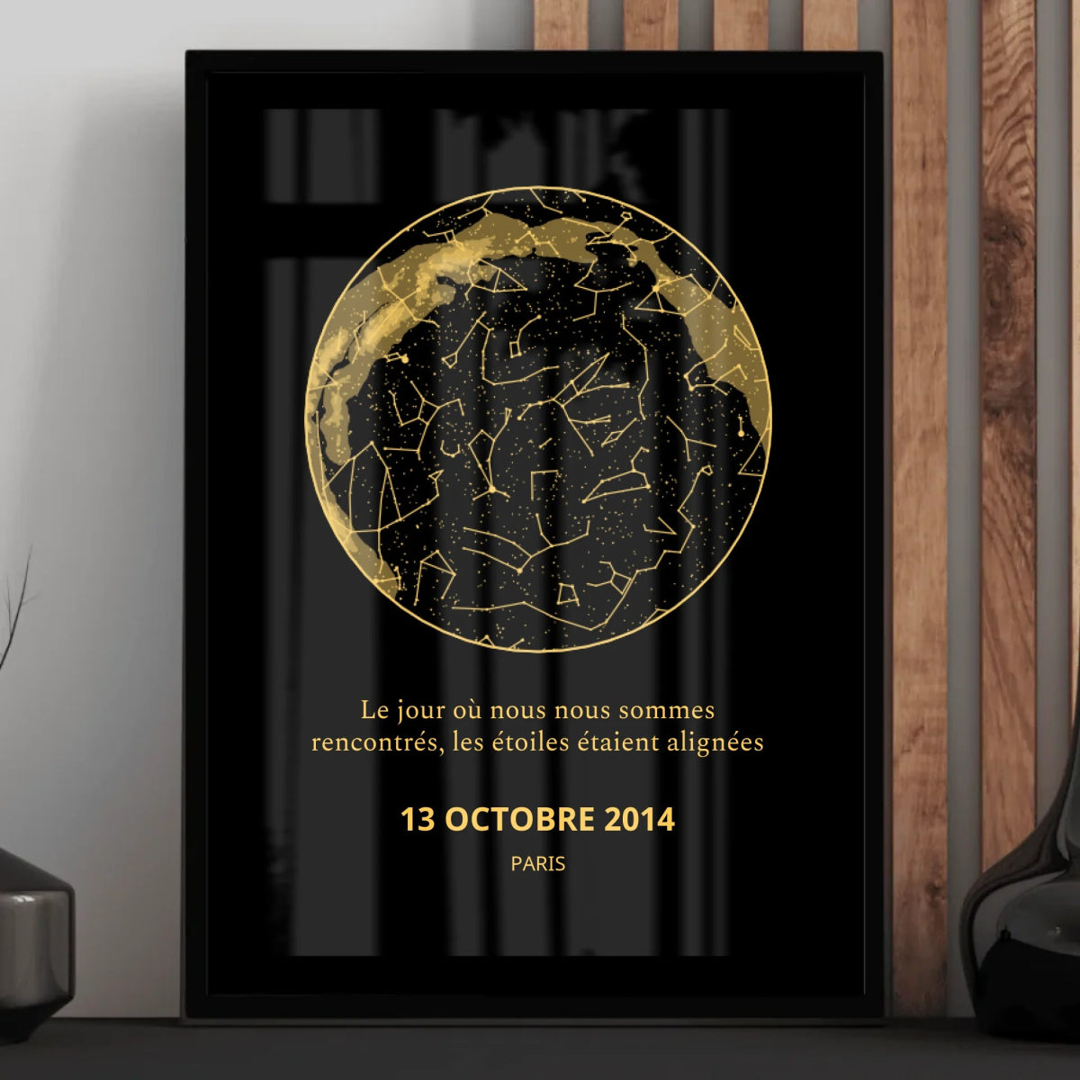 Cadeau Cadre Ciel Etoilé personnalisé - Clair de Lune Studio
