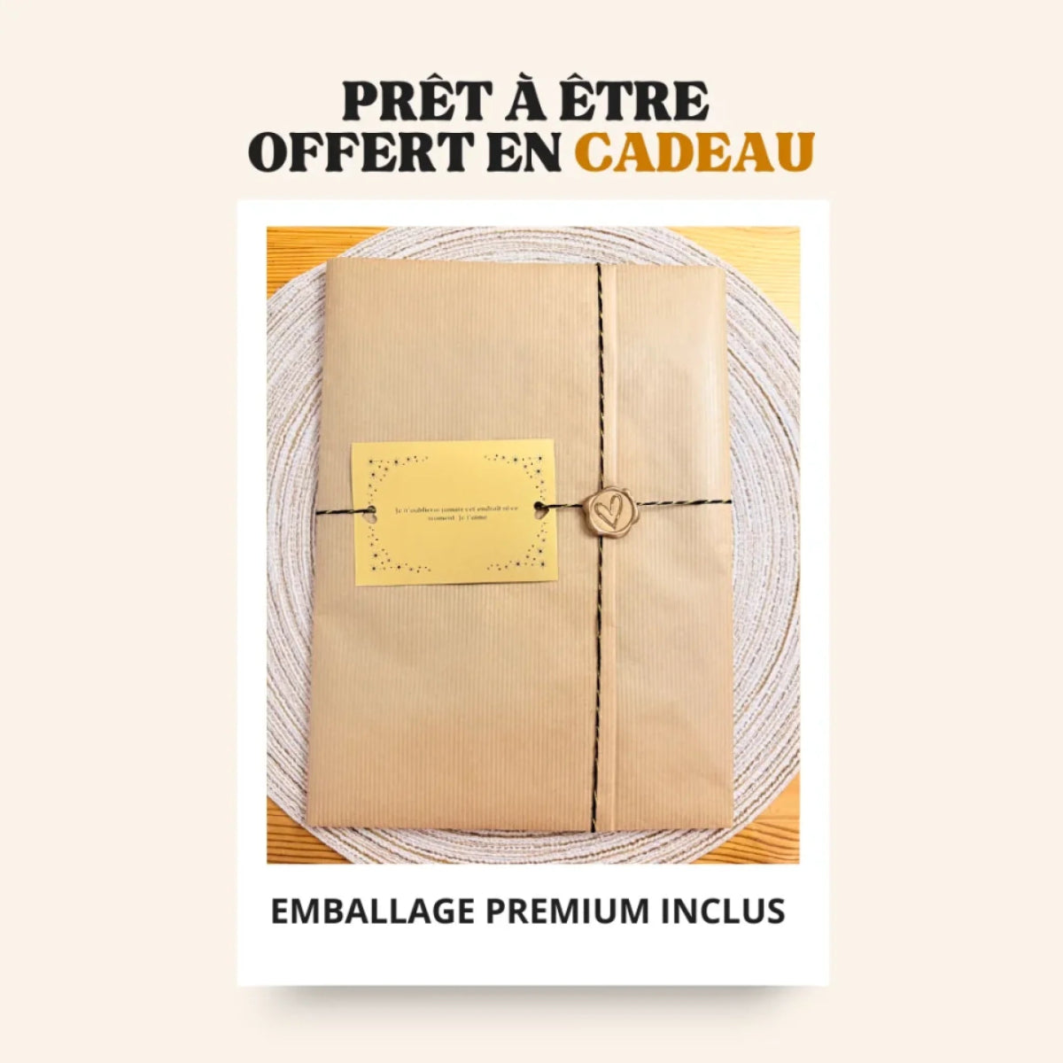 Cadre Paroles Argenté Personnalisé - Clair de Lune Studio