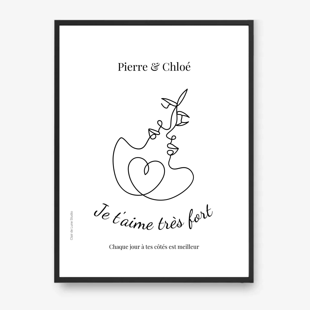 Dessin lignes couples - Clair de Lune Studio