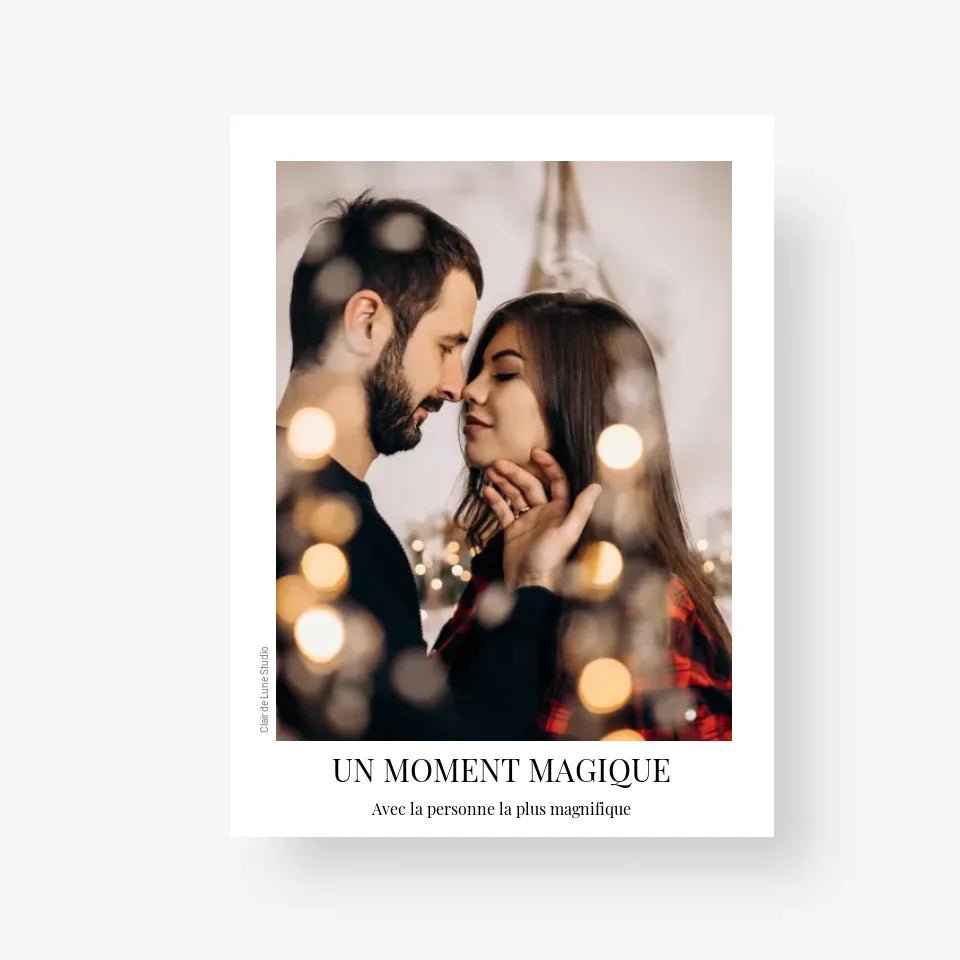Impression Photo Personnalisée - Clair de Lune Studio