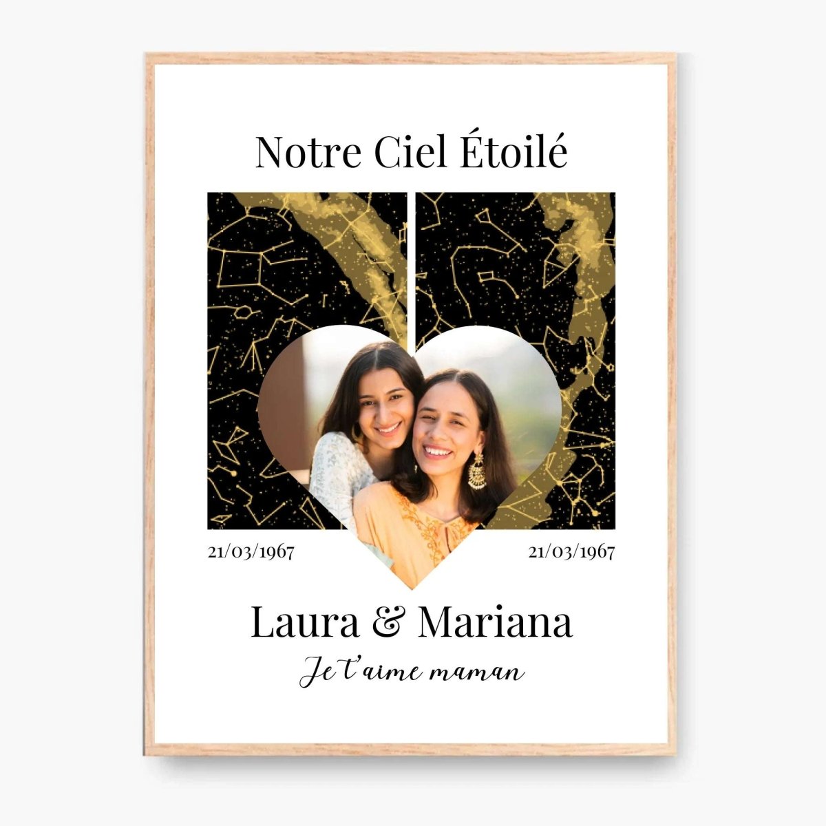 Photo Ciels Étoilés - Affiche personnalisée - Clair de Lune Studio