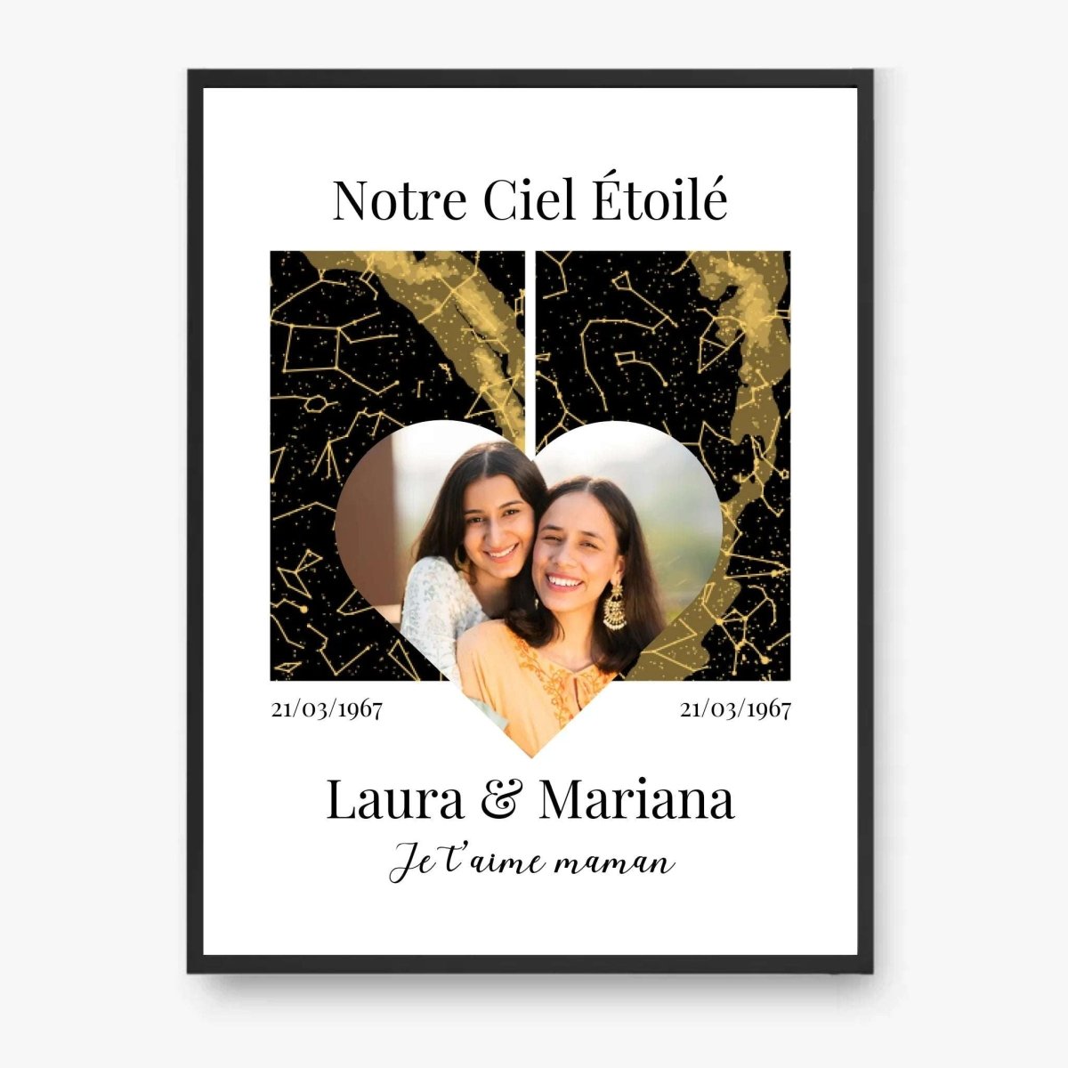 Photo Ciels Étoilés - Affiche personnalisée - Clair de Lune Studio