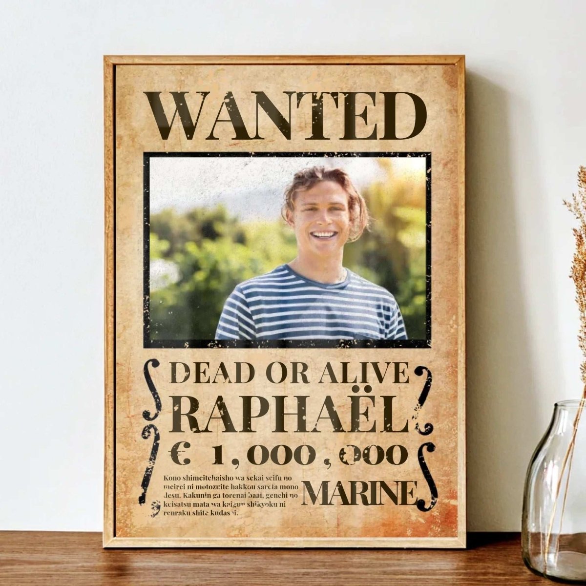 Poster Wanted Personnalisé - Clair de Lune Studio