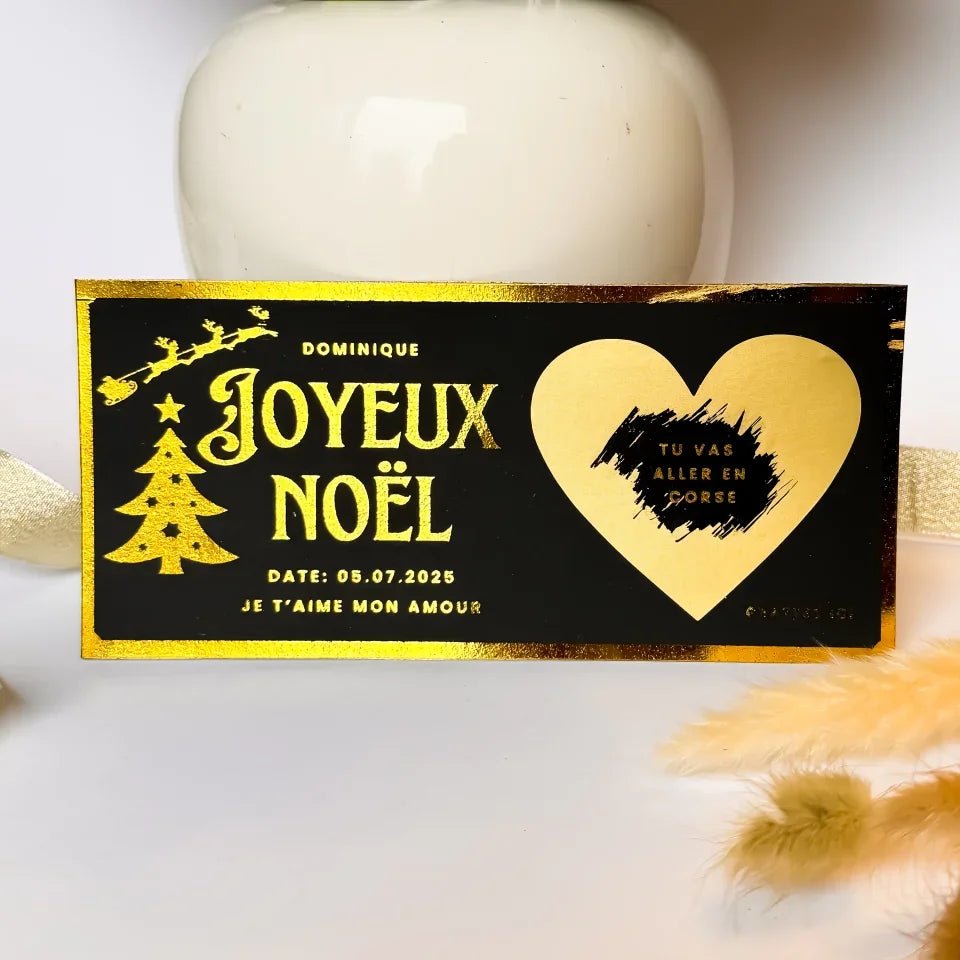 Ticket Joyeux Noël à Gratter - Clair de Lune Studio