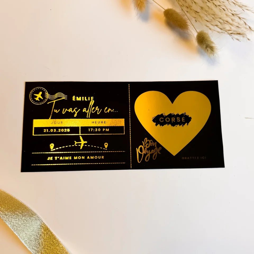 Ticket Voyage à Gratter - Clair de Lune Studio