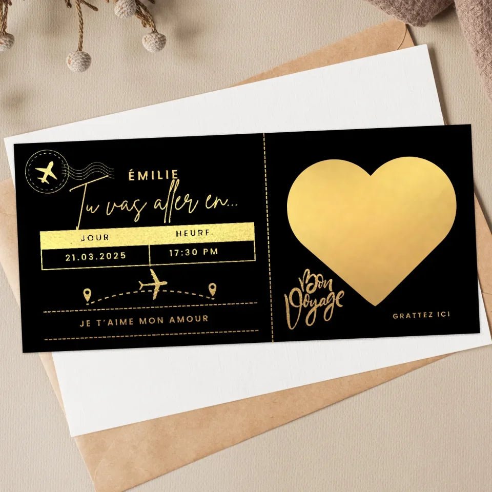 Ticket Voyage à Gratter - Clair de Lune Studio