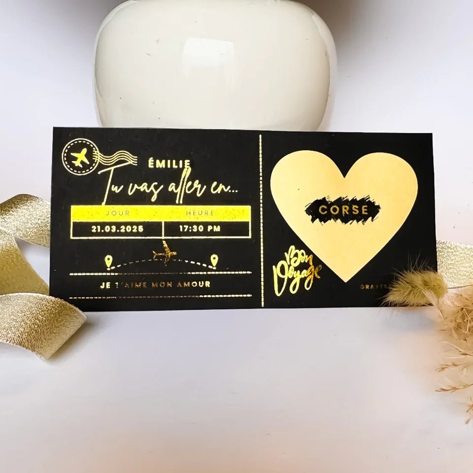 Ticket Voyage à Gratter - Clair de Lune Studio