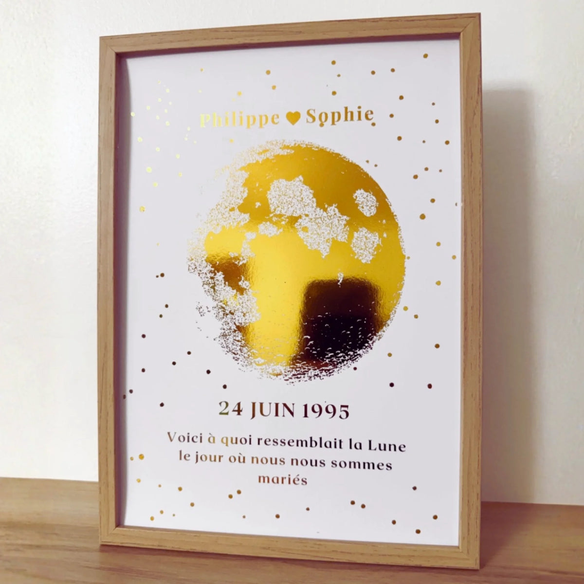 Cadre personnalisé de phase de lune - Cadeau de fête des mères - Phase de lune - Impression personnalisée Cadre personnalisé de phase de lune - Cadeau de fête des mères - Phase de lune - Impression personnalisée